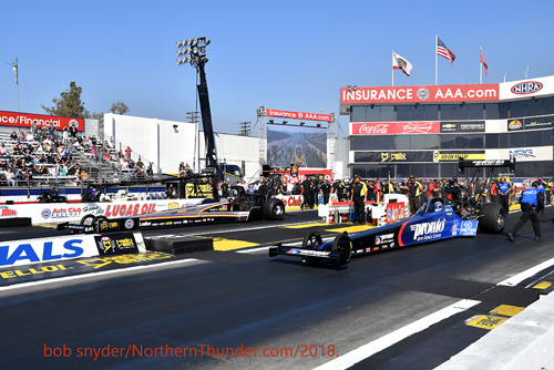 Blake Alexander (near lane) - Mike Salinas (far lane) - T/F